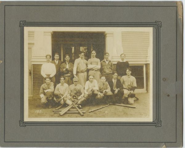 1890 Whitcomb Baseball Team Photo